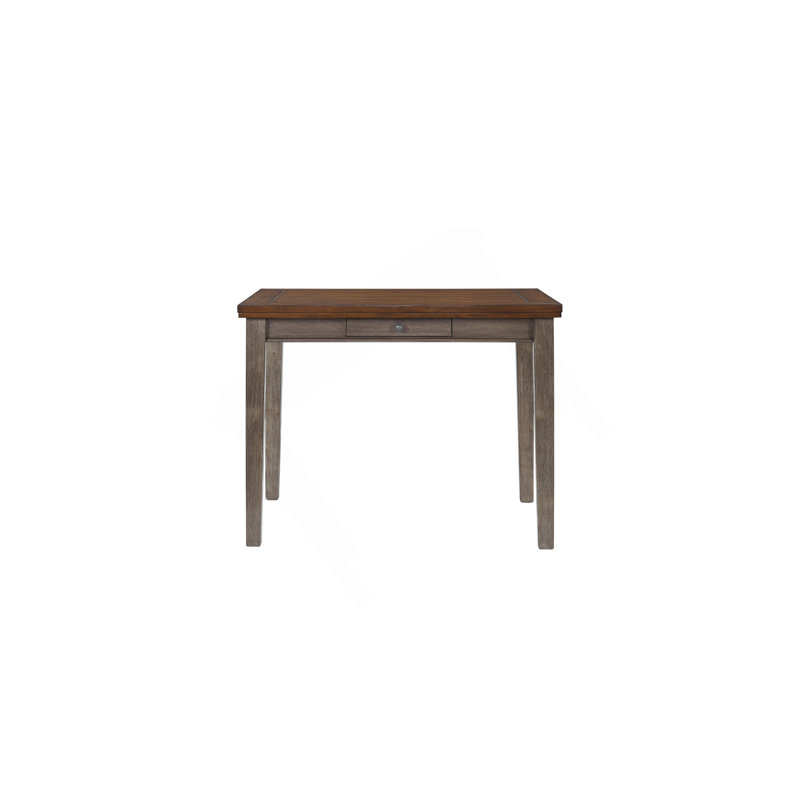 Counter Height Two Tone 4 Drawer Dining Table