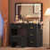 Dajanea  Black Dressing Table with Mirror ，Makeup Vanity Table with Stool