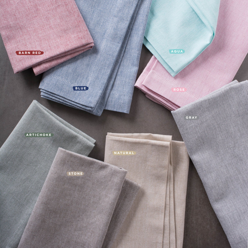 Kristina 100% Cotton Table Runner, 72" L x 14" W, Gray