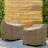 Set of 2 Heavy Duty Premium Patio Chair Cover – Breathable, Heavy-Duty Protector with Water-Resistant PVC, Adjustable Elastic Hem, Click-Close Straps, and Air Vents - Goodman-802131213