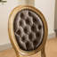 Chaise de salle à manger style français avec dossier rond-119233288