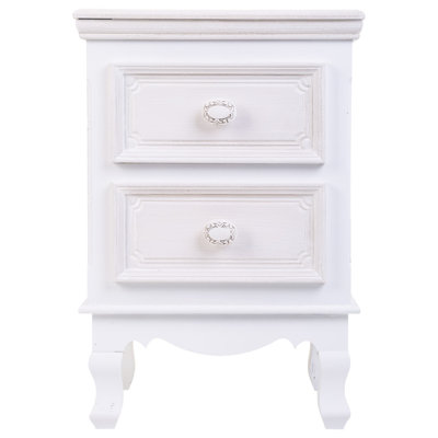 Aahim 37cm W Manufactured Wood Bedside Table