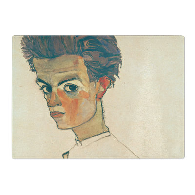 Self-Portrait Vol.6 by Egon Schiele Chopping Board