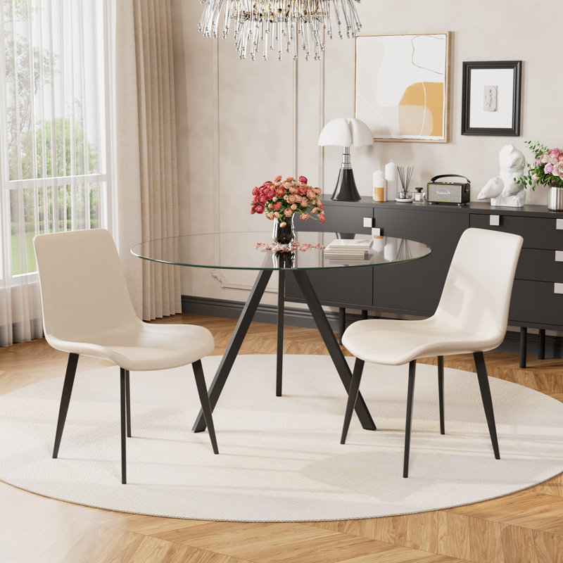 Ensemble de salle à manger Modern, Blanc