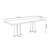 French Light Luxury Rectangle Dining Table