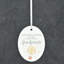 Grandparents To Be Oval Shaped Ceramic Ornament