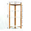 Amiin Bamboo Freestanding Bathroom Shelves