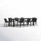Farrah Rectangular 8 - Person 102"-118" Long Dining Set