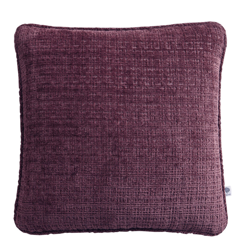 Alba Square Cushion Cover, Wine