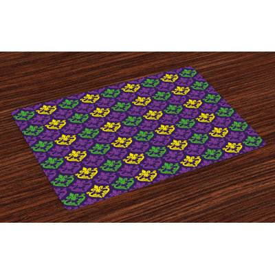 Aspasia Mardi Gras Placemat