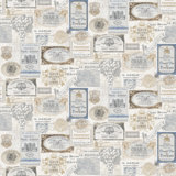 Kitchen Recipes Wine Labels 32.8' L x 21" W Wallpaper Roll