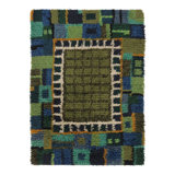Vintage One-of-a-Kind 4'7" x 6'3" Hand Knotted Area Rug