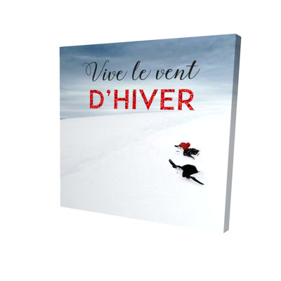 Toile rustique «Jingle All the Way» - Motivation décorative