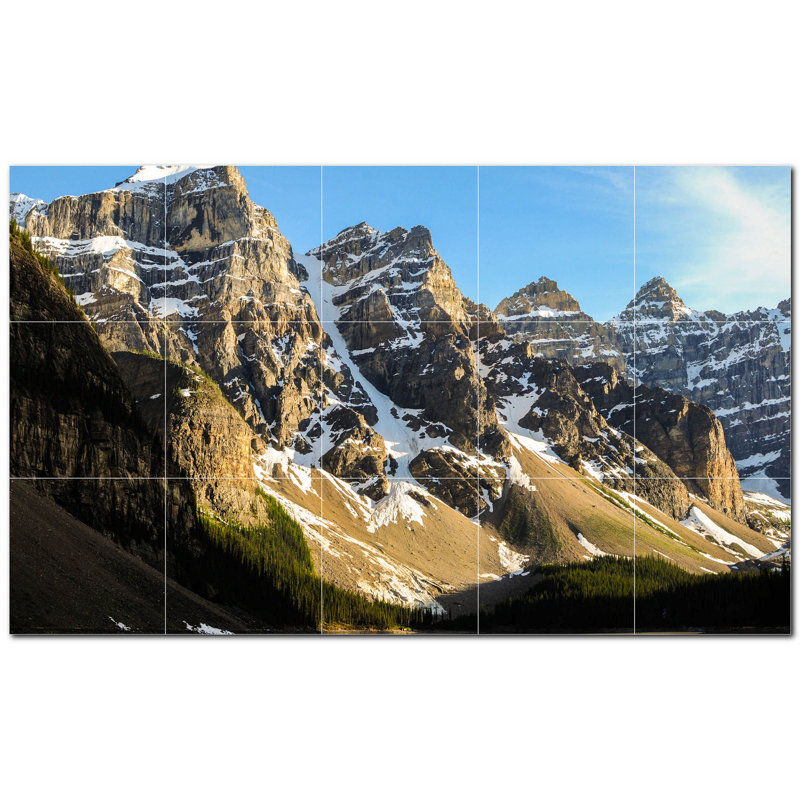 Panneau décoratif en céramique satinée 8 po x 8 po