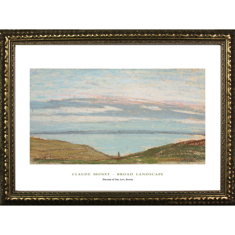 « large landscape » par claude monet, reproduction d’art encadrée Museum Masters