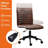 Meoshia Adjustable Height Ergonomic Task Chair Wheels