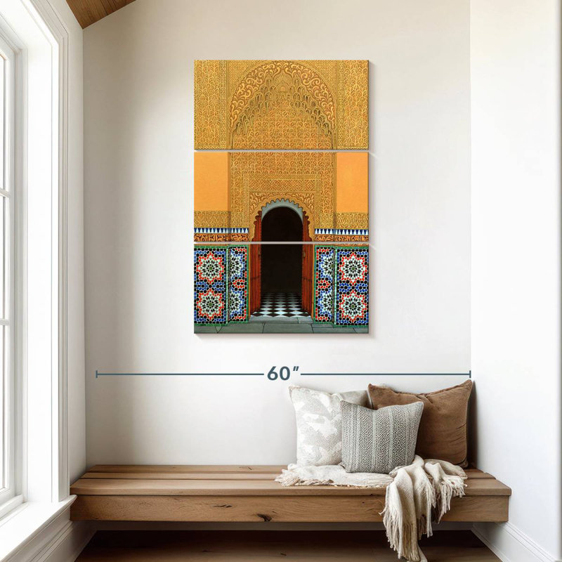 Nicci Door Marrakech, 45" H x 28" W