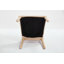 Chaise rembourrée avec pieds en bois