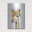 Art mural en métal Latitude Run® «Giraffe With Flowers» par Svetlana Aleynikova-687889239