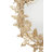 Mariko Gold Metal 3D Butterfly Wall Mirror 28" x 5" x 28"