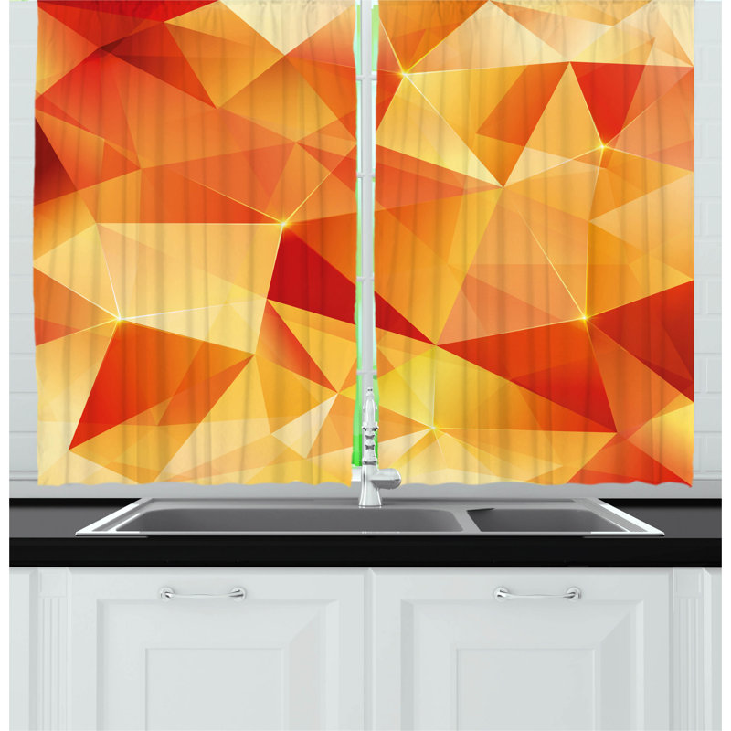 Pointed Kitchen Curtain