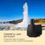 Outdoor Sculptural Fountain with Lights