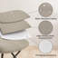 Ensemble de 6 housses de chaises de salle à manger extensibles, housses de coussin de chaise imperméables en jacquard, protecteurs de siège lavables amovibles, convient aux sièges de 14 à 17 po