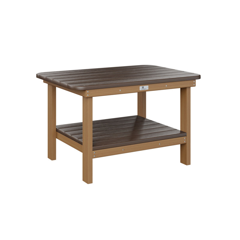 Table basse Berlin Gardens, Imbuia, Teck naturel