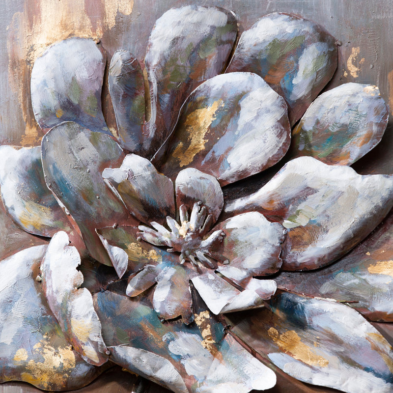 Fleur en métal