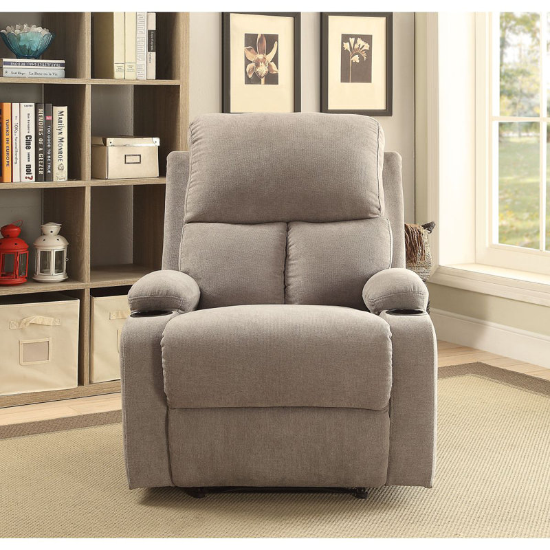 Fauteuil inclinable avec accoudoirs coussinés