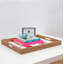 Plateau de table repose-pieds/café homard