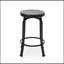 Ensemble de 2 tabourets de comptoir pivotants à hauteur réglable avec capitonnage à losanges et repose-pieds intégré, parfait pour les cuisines et les bars modernes