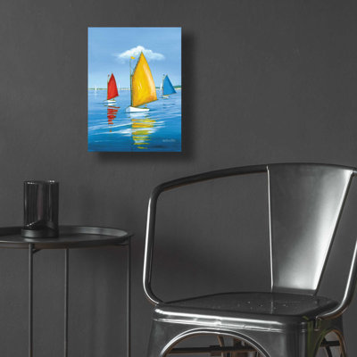 'Newport Regatta' by Sally Caldwell Fisher, Acrylic Glass Wall Art
