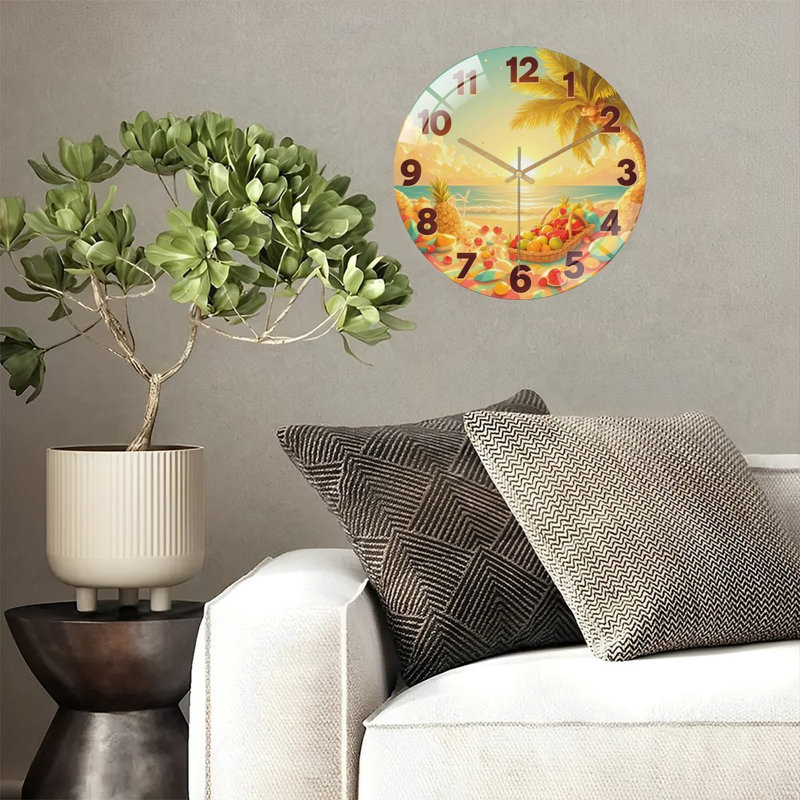 Horloge murale 12 po