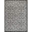 Tapis d'intérieur / extérieur gris clair / noir Deronte-924923324