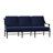 Delphi 80'' Wide Metal Patio Sofa with Cushions-26206761-26206751
