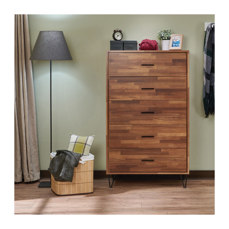 Commode Deoss, Bois beige