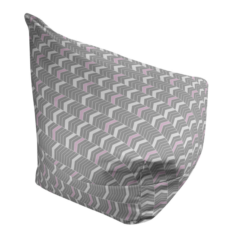 Fauteuil à billes standard &, H 27 po x L 30 po x P 25 po, Rose, Bourre en polyester