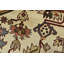 Tapis oriental en laine ivoire noué à la main 9 pi 1 po x 11 pi Serapi Serapi