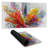 Abstract flower with texture - 15.75"x31.50" Desk mat