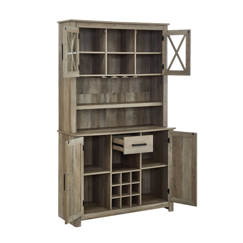 Armoire bar, gris