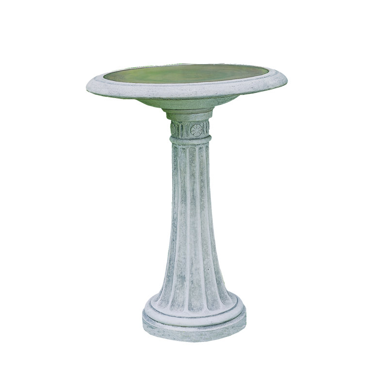 Chestnut Hill Birdbath, Graystone