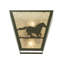 Running Horses 2 - Light Flush Mounted Sconce