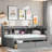 L-shaped Daybed With Bookcases, Charging Station And Two Drawers-896569667-896569666