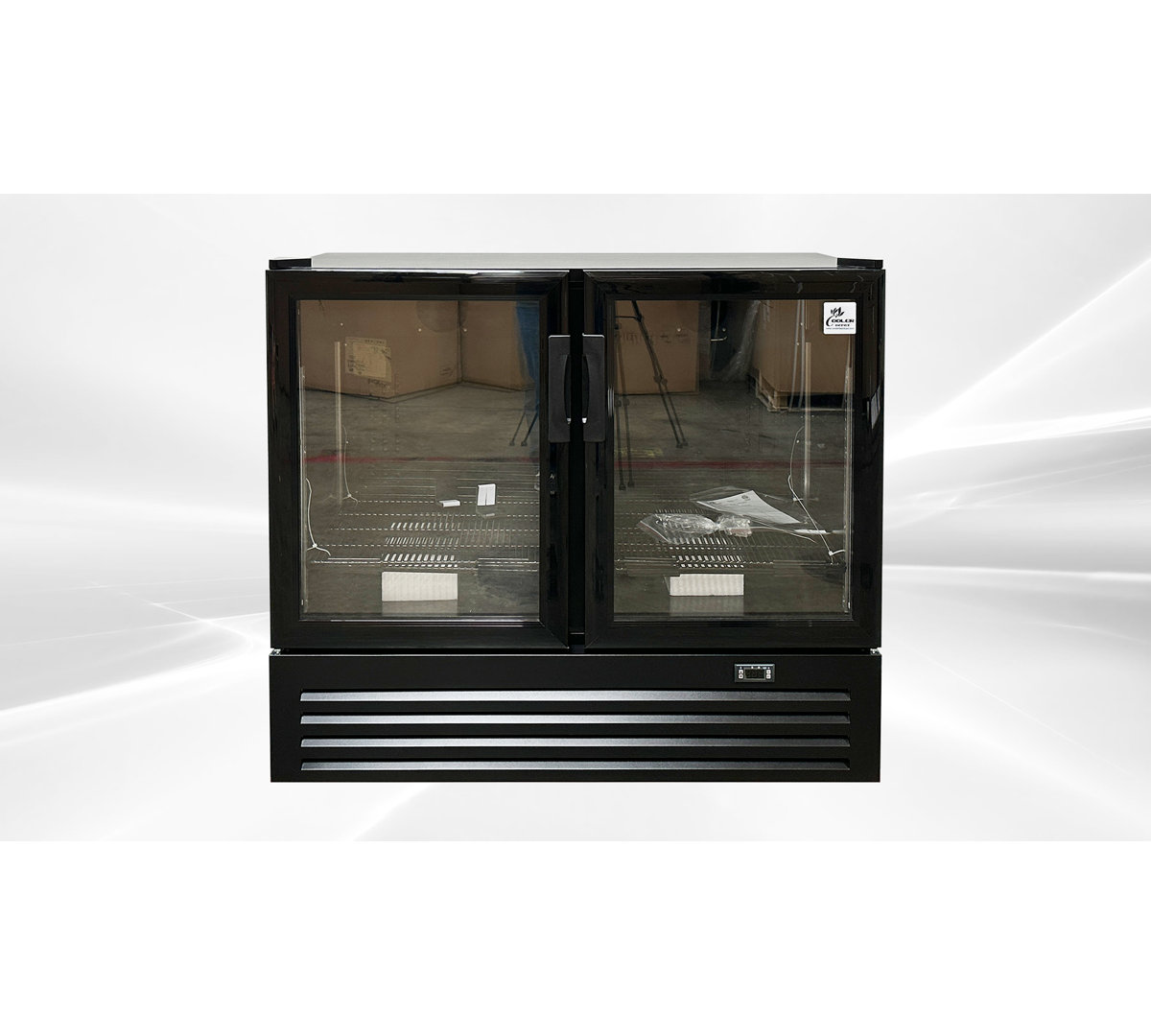 Cooler Depot 47'' W 200 Cans (12 oz.) 7 Cubic Feet Beverage Cooler with Reversible Door | Fridge.com