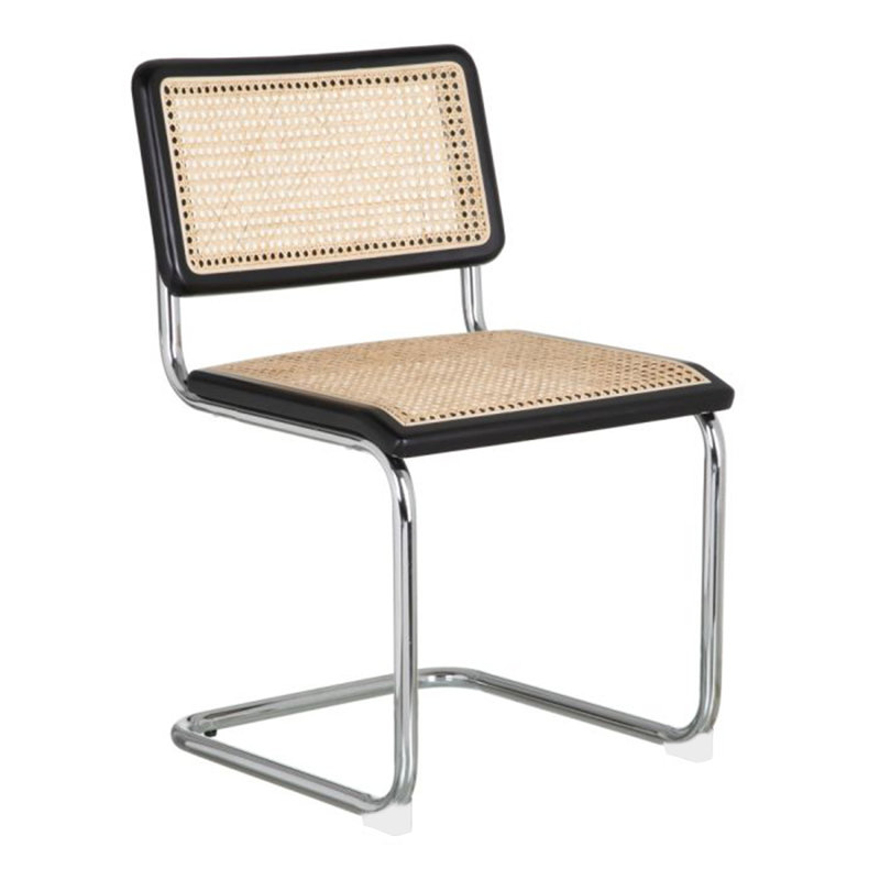 Chaise d'appoint latérale beige, Naturel