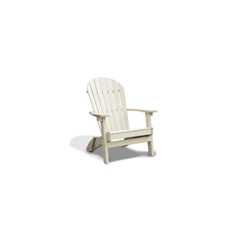 Chaise Adirondack pliante en bois massif Adalia