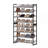 32-40 Pair Stackable Shoe Rack, with Adjustable Flat or Angled Shelves-823516378
