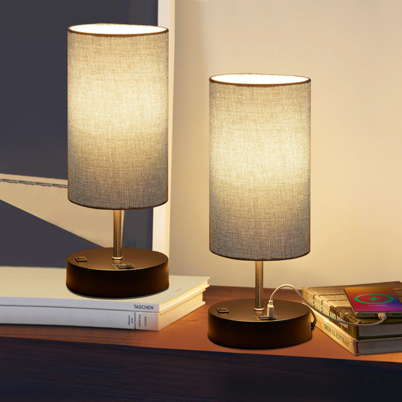 Lampe de table USB en métal Stonecrest