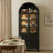 71'' Tall Arched China Cabinet with Wireless Smart Lights, Adjustable Shelves, Tempered Glass Doors, Drawer, Kitchen Pantry Cabinet-1248380187